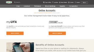 
                            2. Online Accounts | UFA Co-operative Ltd. - UFA.com