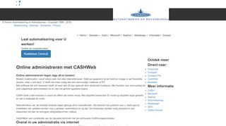 
                            12. Online administreren met CashWeb