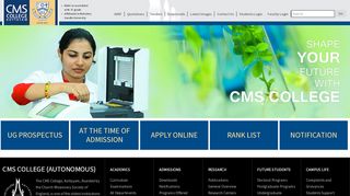 
                            9. Online Admission - CMS College Kottayam