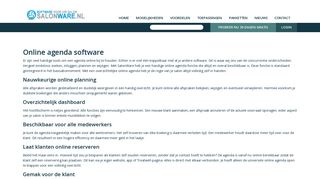
                            3. Online agenda - Salonware