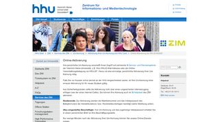 
                            7. Online-Aktivierung - ZIM - Heinrich-Heine-Universität Düsseldorf
