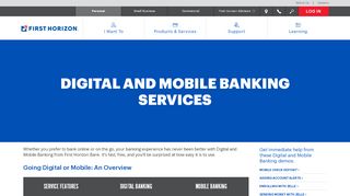 
                            10. Online and Internet Banking - First Tennessee Bank