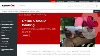 
                            9. Online and Mobile Banking | KeyBank