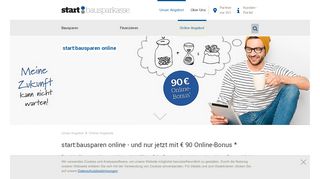 
                            3. Online-Angebot bei der start:bausparkasse