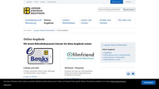 
                            3. Online-Angebote - Leipziger Städtische Bibliotheken - Stadt Leipzig