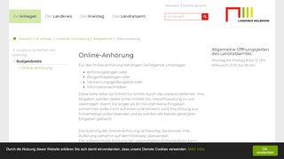 
                            2. Online-Anhörung - Landkreis Heilbronn
