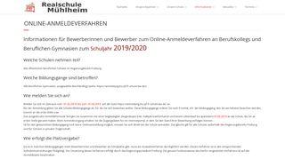 
                            5. Online-Anmeldeverfahren – Realschule Mühlheim