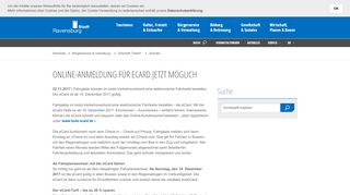 
                            10. Online-Anmeldung für eCard jetzt möglich | Stadt Ravensburg
