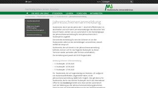 
                            11. Online Anmeldung - Med Uni Graz