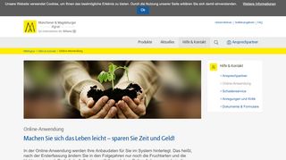 
                            10. Online-Anwendung - Münchener und Magdeburger ...