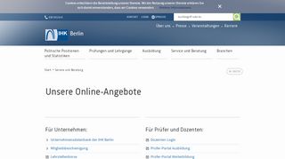 
                            9. Online Anwendungen - IHK Berlin