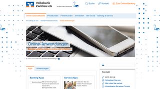 
                            6. Online-Anwendungen - Volksbank Zwickau eG