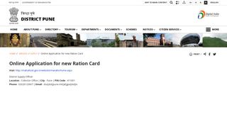 
                            5. Online Application for new Ration Card | District Pune ,Government of ...