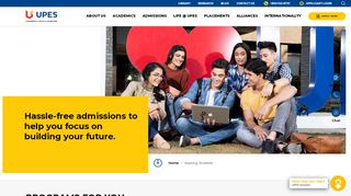 
                            3. Online Application Form 2019 for B tech, BBA, MBA and other ... - UPES