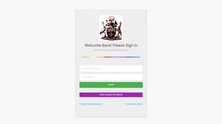 
                            3. Online Application - Login Site