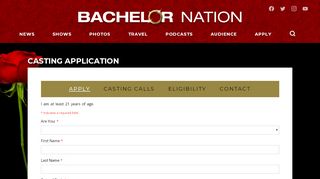 
                            1. Online Application or Nomination (Guys & Girls) - The Bachelor ...