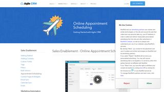
                            6. Online Appointment Scheduling | Agile CRM Support