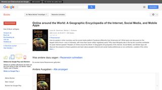 
                            7. Online around the World: A Geographic Encyclopedia of the Internet, ...