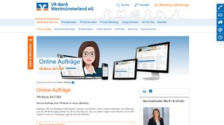 
                            4. Online Aufträge - VR-Bank Westmünsterland eG in Borken, Coesfeld ...
