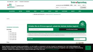 
                            2. Online Auktion der Tiroler Tageszeitung - Regionale
