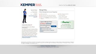 
                            3. Online Auto Insurance Policy Management - Kemper Direct