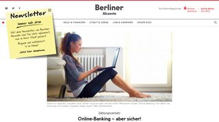 
                            8. Online-Banking – aber sicher! - Berliner Akzente Online