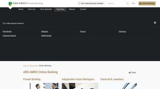 
                            12. Online Banking - ABN AMRO Private Banking Belgie