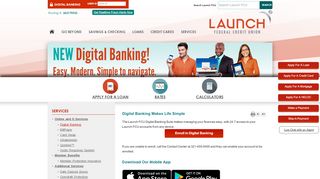
                            12. Online Banking-Access Your Launch FCU Accounts 24/7