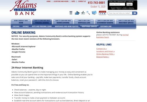 
                            8. Online Banking | Adams Community Bank