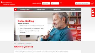 
                            4. Online-Banking - Always available - Ostsächsische Sparkasse Dresden