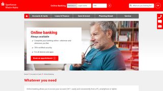 
                            11. Online-Banking - Always available - Sparkasse Rhein-Nahe