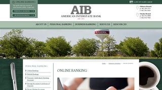 
                            12. Online Banking - American Interstate Bank - Omaha, NE