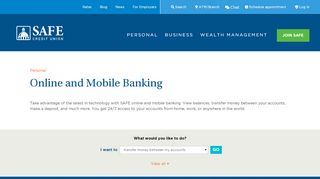 
                            10. Online Banking and Mobile Banking from SAFE Credit Union