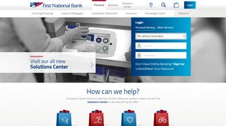 
                            6. Online Banking Announcement - First National Bank