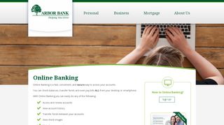 
                            7. Online Banking - Arbor Bank