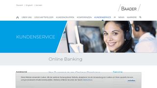 
                            3. Online Banking - Baader Bank