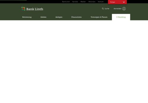 
                            3. Online Banking - Bank Linth