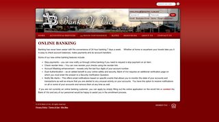 
                            7. Online Banking - Bank of Vici