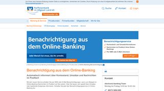 
                            6. Online-Banking Benachrichtigung | Raiffeisenbank im Allgäuer Land eG