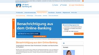 
                            6. Online-Banking Benachrichtigung - VR Bank Bamberg eG