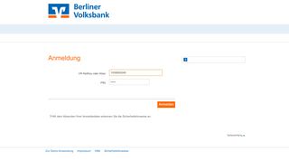 
                            2. Online-Banking - Berliner Volksbank eG