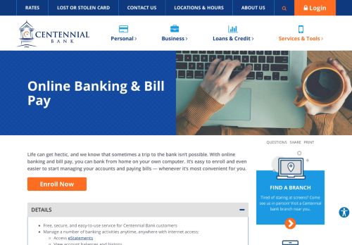 
                            7. Online Banking & Bill Pay | Centennial Bank | Trezevant, TN ...