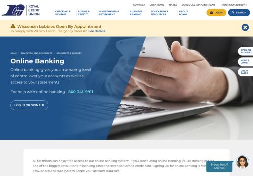 
                            10. Online Banking, Bill Pay & More - Royal Credit Union