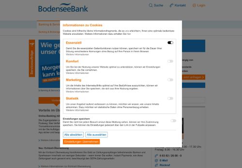 
                            1. Online-Banking - BodenseeBank