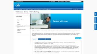 
                            3. Online Banking | Business Online | Secure Bank - Citibank Singapore