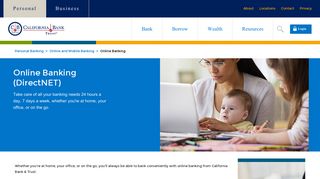 
                            13. Online Banking | California Bank & Trust