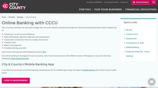 
                            3. Online Banking - CCCU