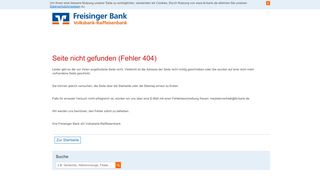 
                            3. Online-Banking Check - Freisinger Bank eG Volksbank-Raiffeisenbank