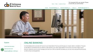 
                            13. Online Banking - Citizens Bank & Trust