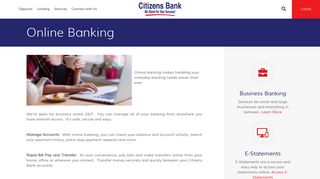 
                            12. Online Banking › Citizens Bank